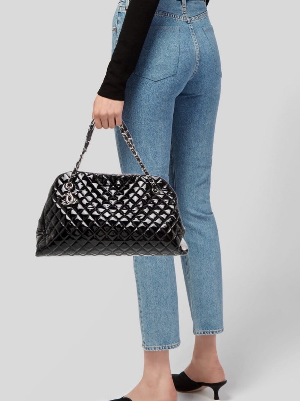 CHANEL Mademoiselle bowling bag  pristine condition! W/ Dust Bag, Card,